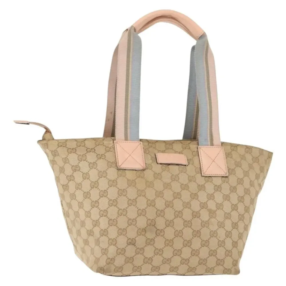 Gucci GG Canvas Tote Bag Beige